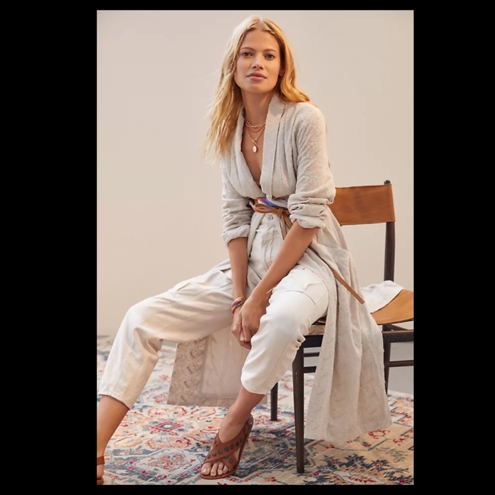 Anthropologie NWT BB Dakota Breezy Duster Cardigan Size S.